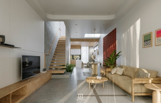 Thiết Kế Nhà Phố Thủ Đức - Khối Kiến Trúc Mang Hơi Thở Đương Đại