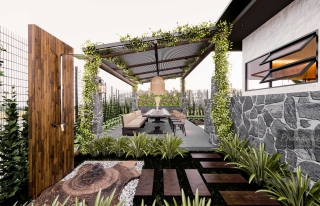 Thiết Kế Villa Sân Vườn - TP Thủ Đức