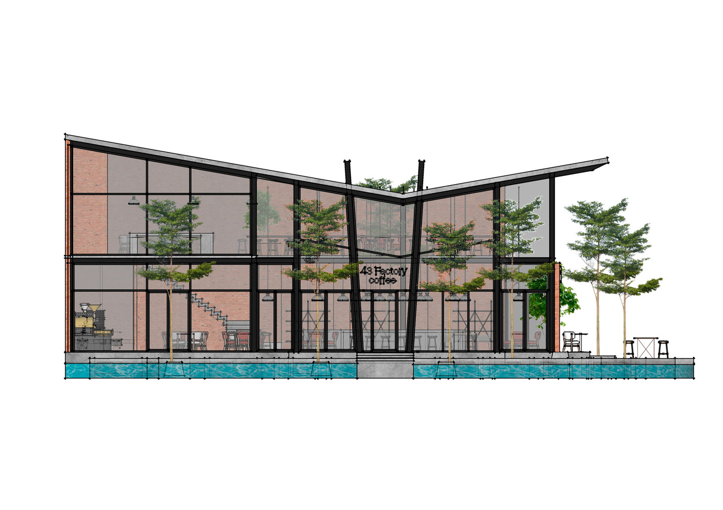 Mẫu Thiết Kế 43 Factory Coffee Roaster