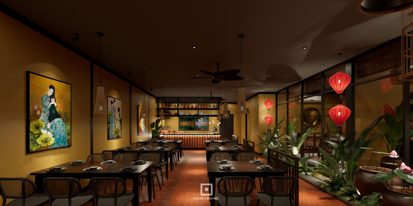 Cảm hứng thiết kế nhà hàng, quán cafe từ phố cổ Hội An