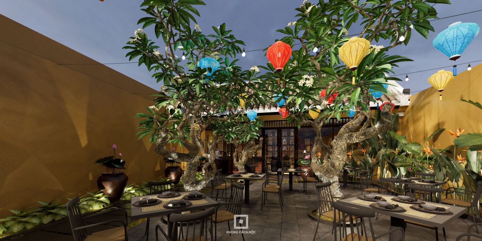 Cảm hứng thiết kế nhà hàng, quán cafe từ phố cổ Hội An
