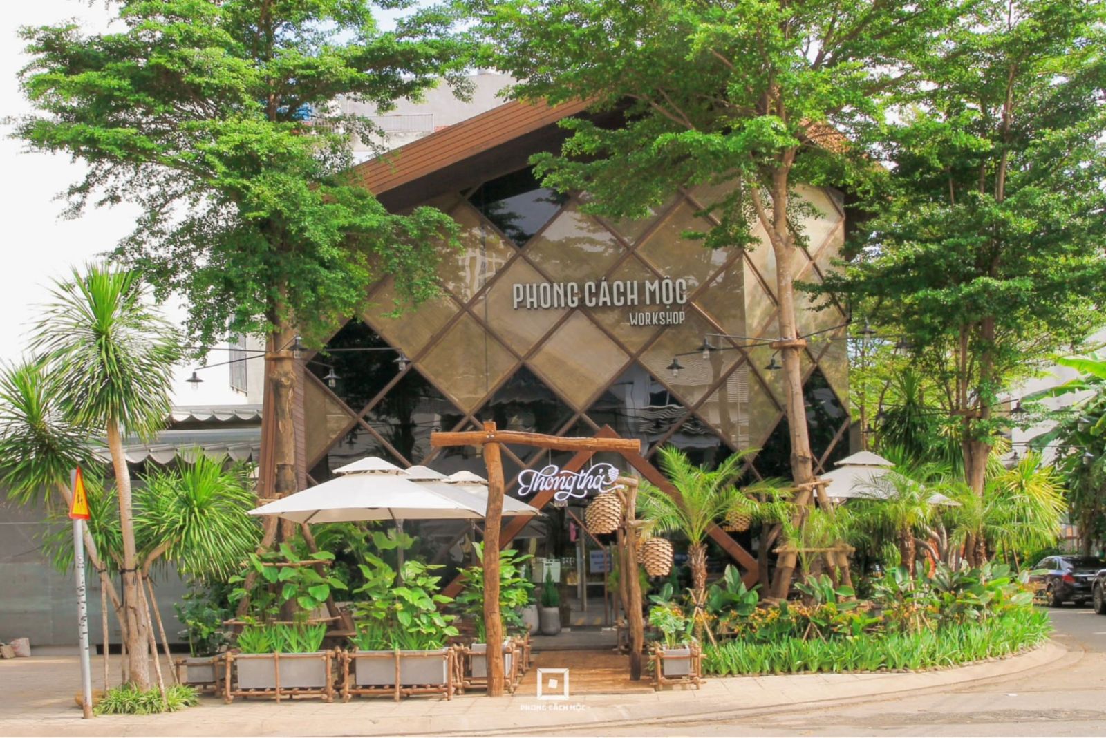 Mẫu Quán Cafe Đẹp Với Không Gian Mở