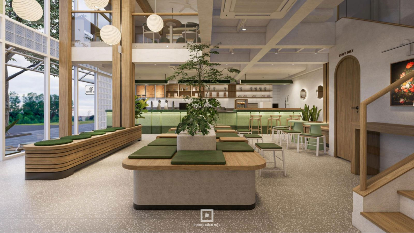 Mẫu thiết kế quán cafe được ưa chuộng trong năm 2024