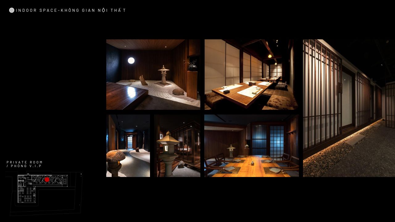 Cảm hứng thiết kế nhà hàng Nhật Arashiyama