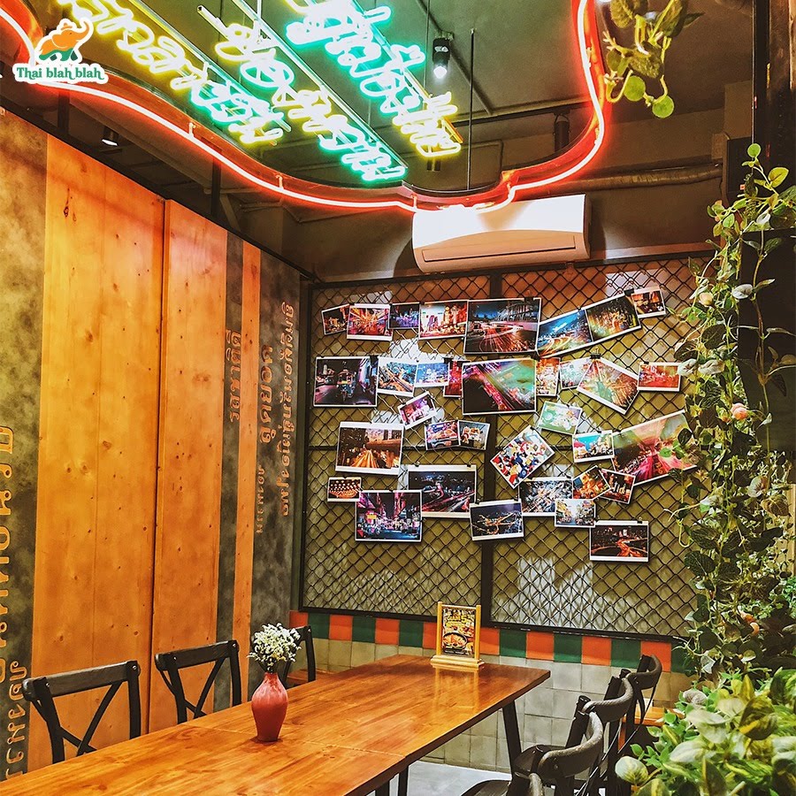 thiết kế cây tiểu cảnh cho không gian nội thất của nhà hàng thái blah blah xanh hơn