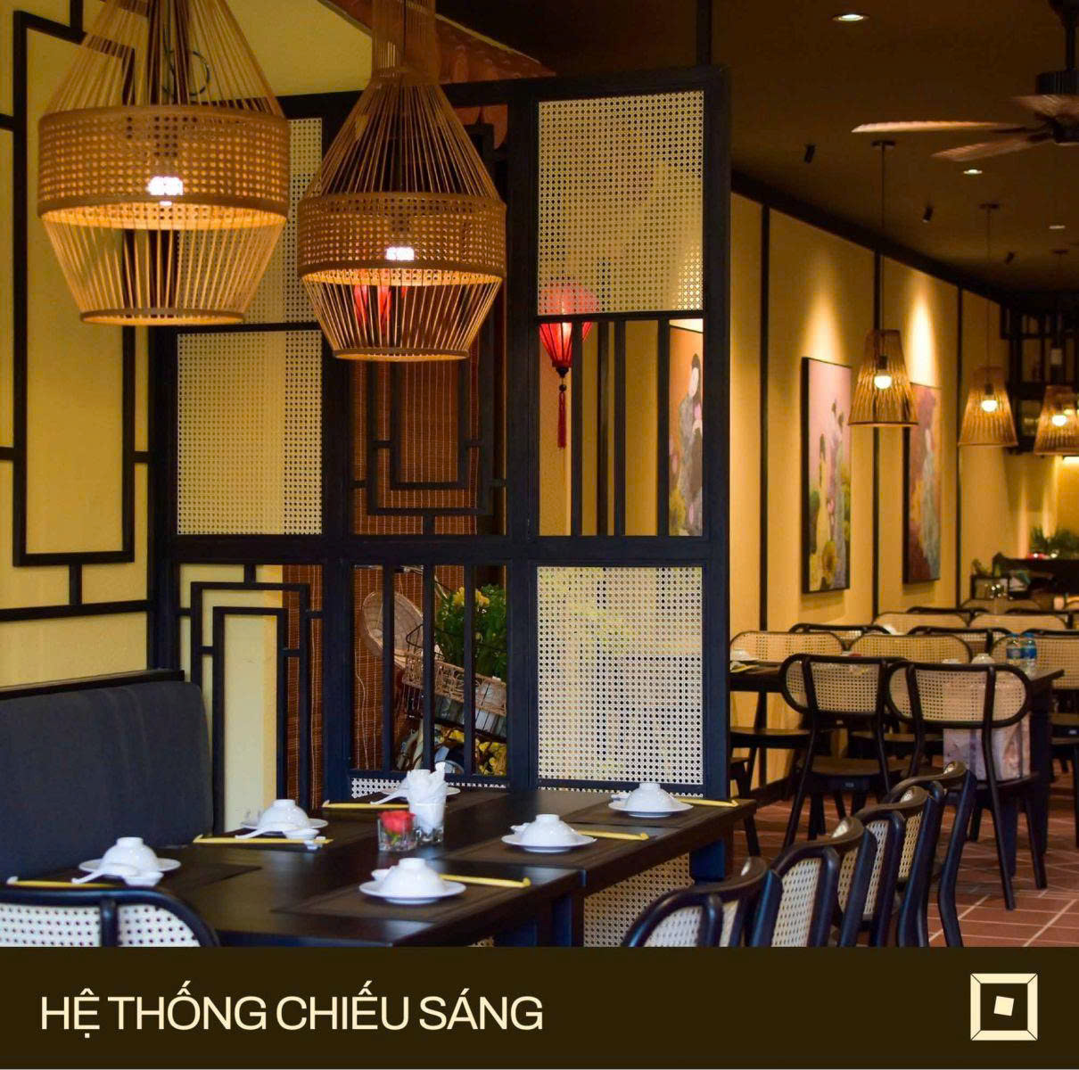 Đèn Thả Mây Tre: Vẻ Đẹp Mộc Mạc, Gần Gũi Với Ẩm Thực Việt