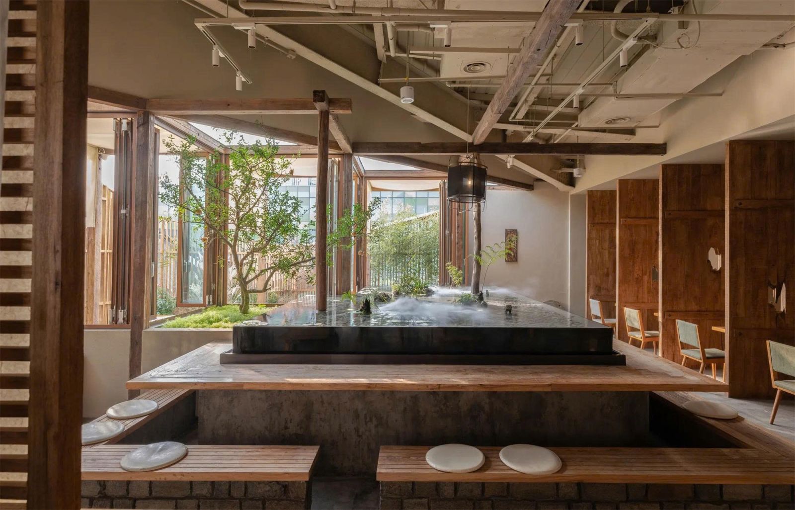 Không gian mang phong cách Hanok 