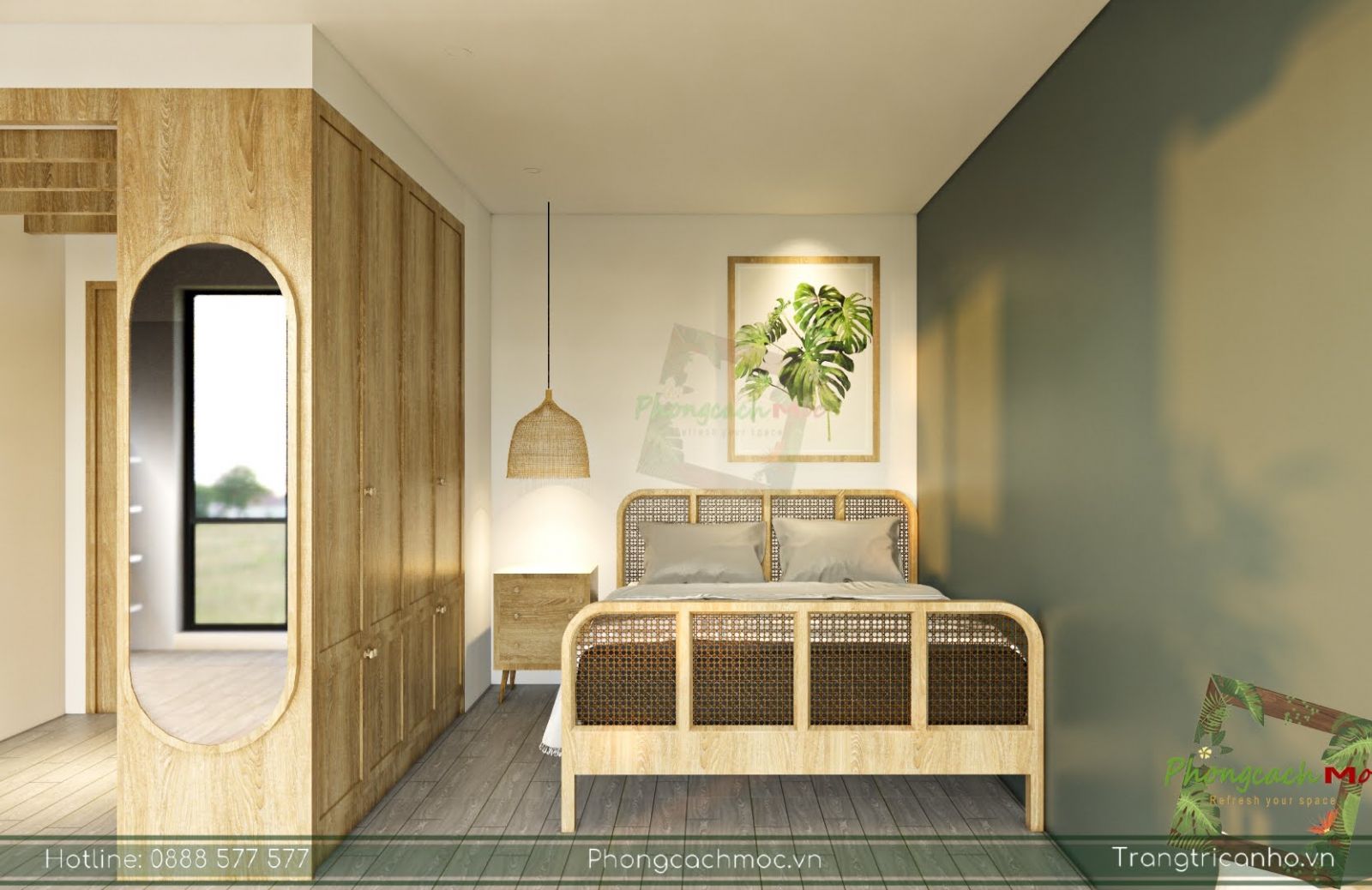 thiết kế phòng ngủ căn hộ chung cư