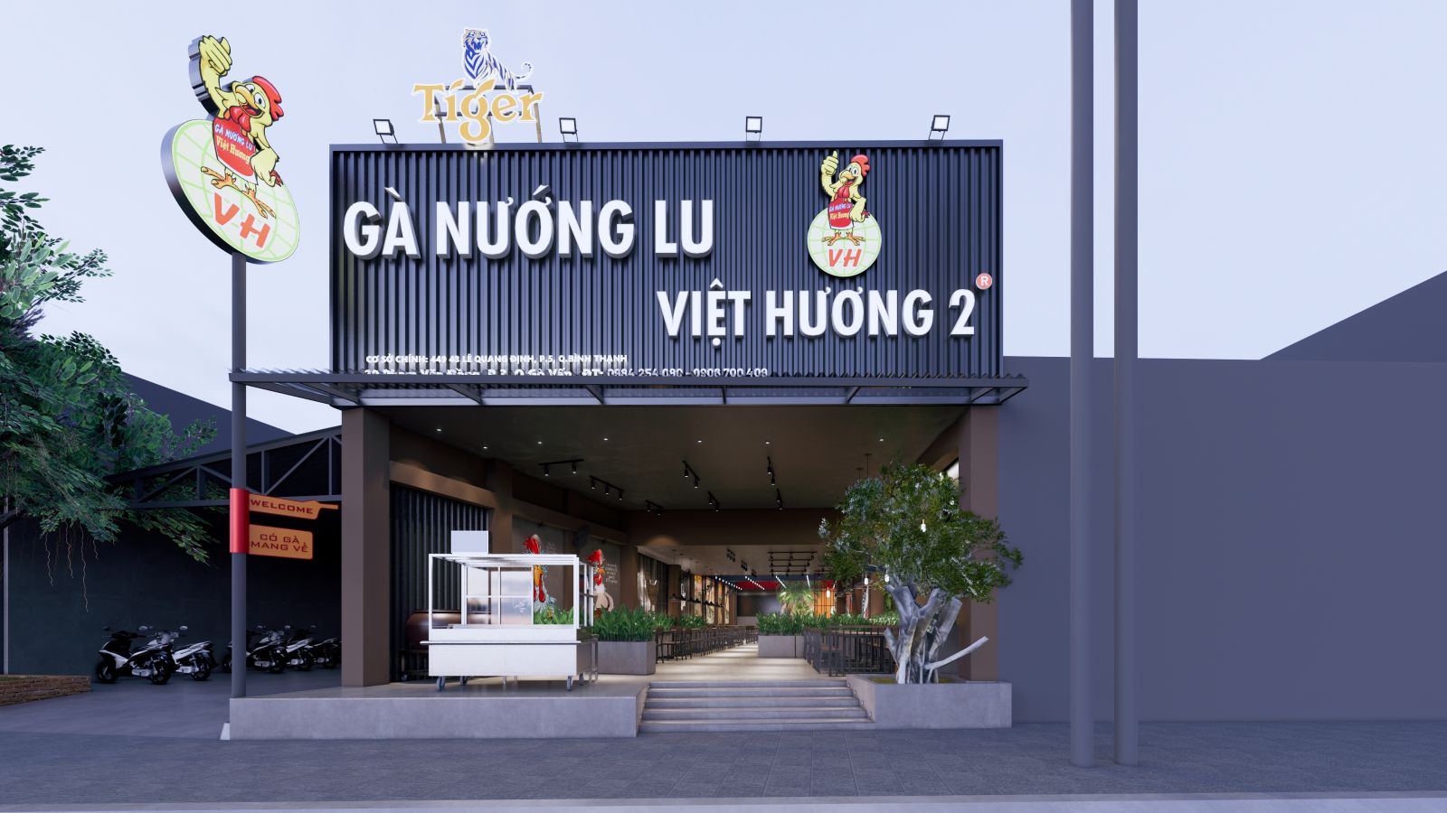 Gà Nướng Lu Việt Hương - Gò Vấp