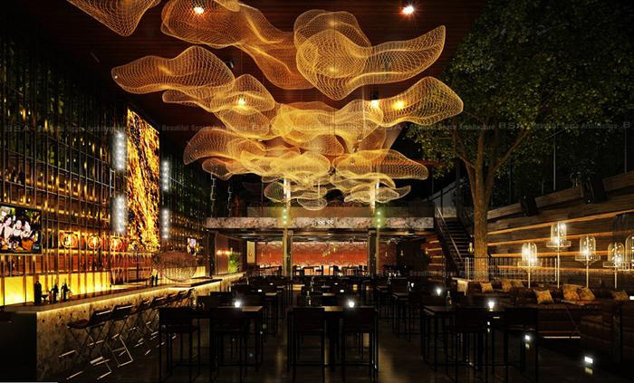 Mẫu nhà hàng Beer Garden