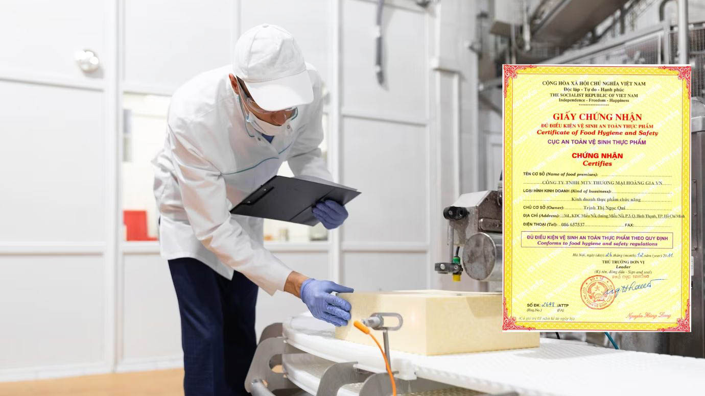 Hướng dẫn xin giấy phép vệ sinh an toàn thực phẩm: 