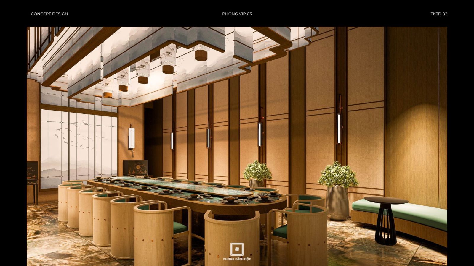 Thiết kế phòng VIP nhà hàng 