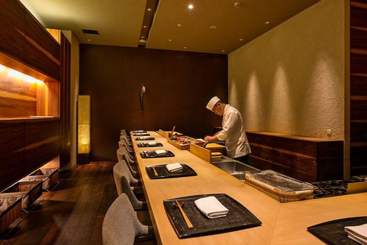 bố trí không gian nhà hàng Nhật 