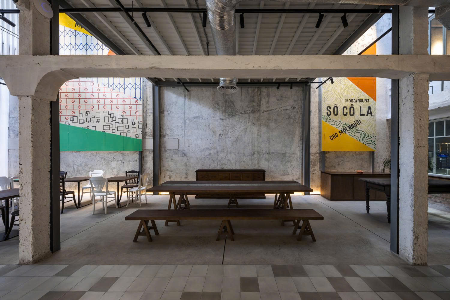 Gợi ý layout quán cafe phong cách Modernist