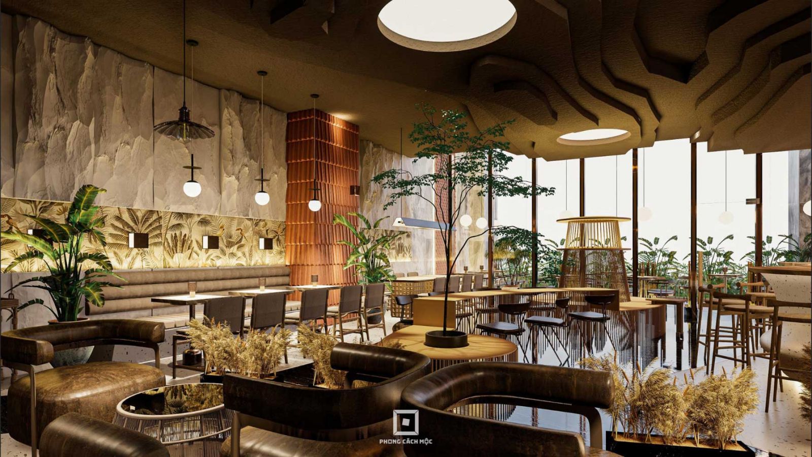 thiết kế quán cà phê Kis Coffee