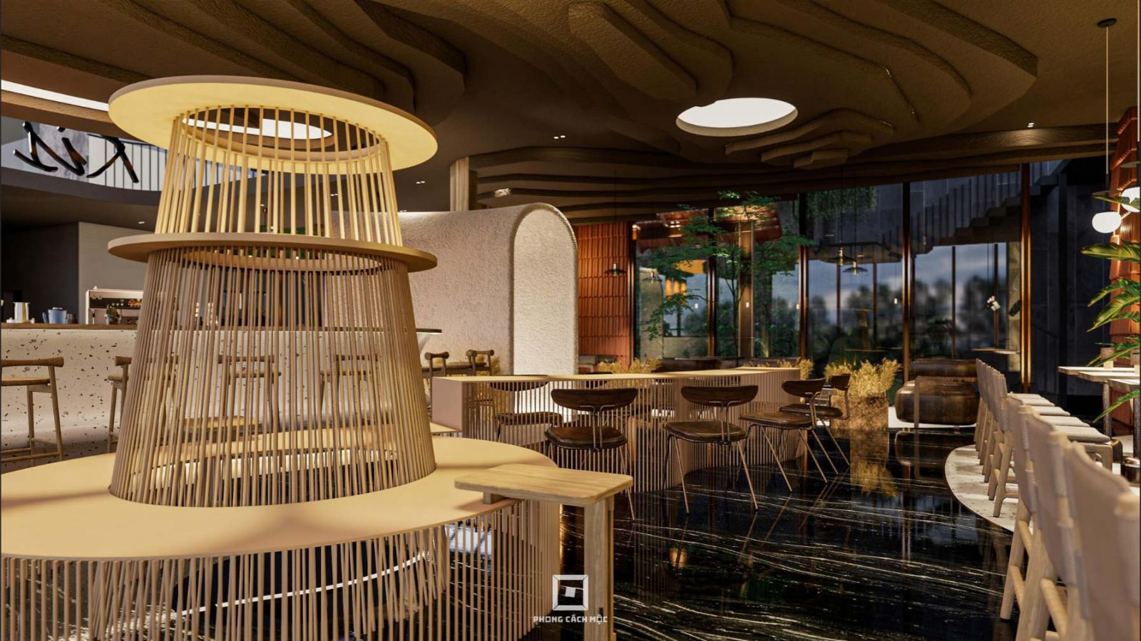 thiết kế quán cà phê Kis Coffee