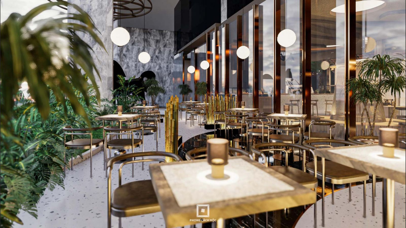 thiết kế quán cà phê kis coffee