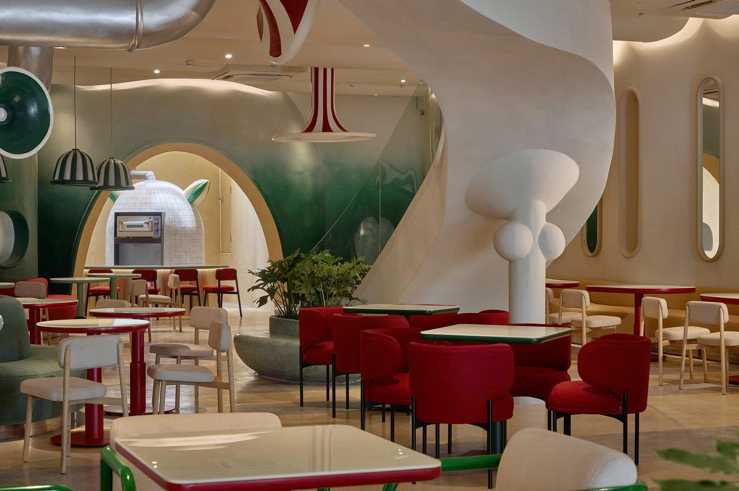 Các phong cách thiết kế quán cafe kết hợp nhà hàng brunch phổ biến