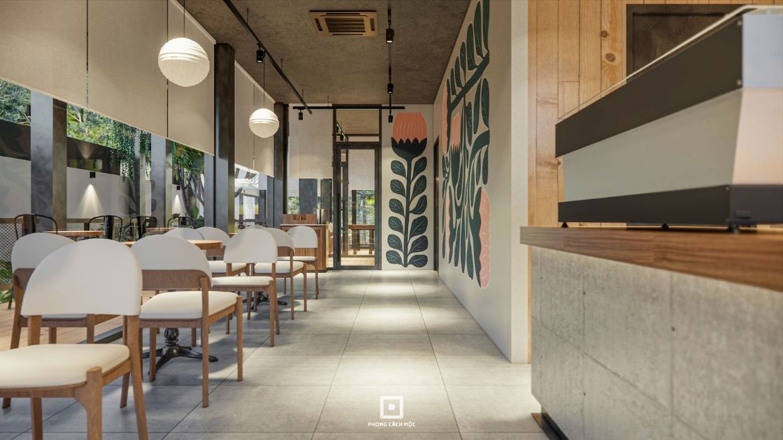 Thiết kế nội thất Bông Bi Coffee