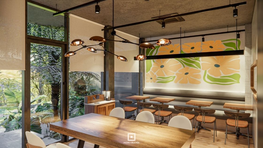 Thiết kế nội thất Bông Bi Coffee