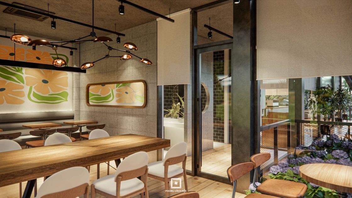 Thiết kế nội thất Bông Bi Coffee