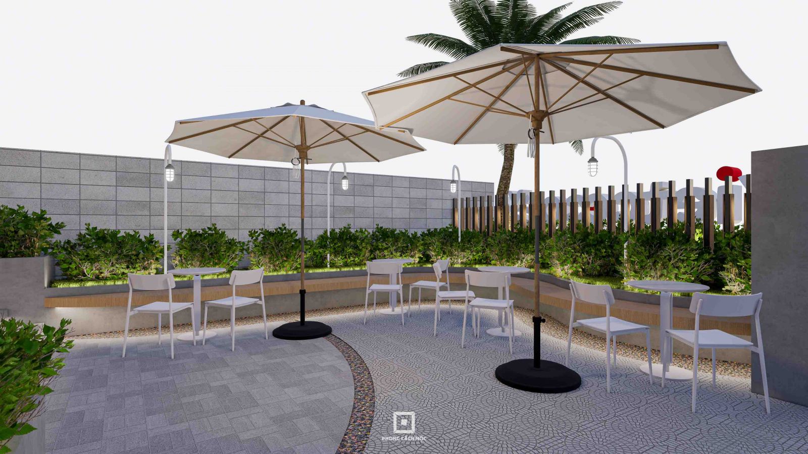 Khu cà phê sân vườn