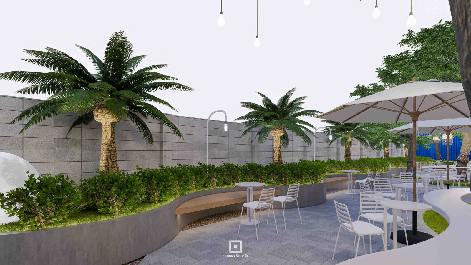 Khu cà phê sân vườn