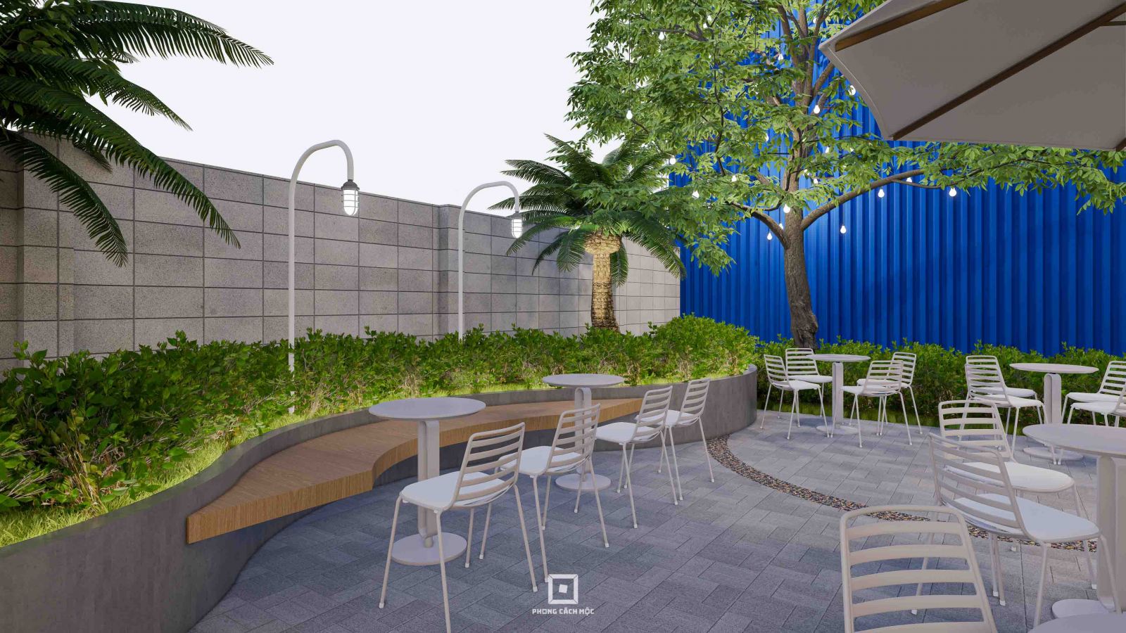 Khu cà phê sân vườn