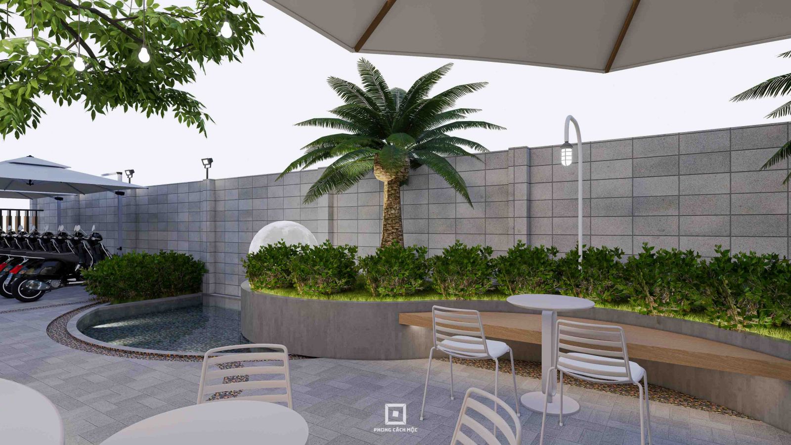 Khu cà phê sân vườn