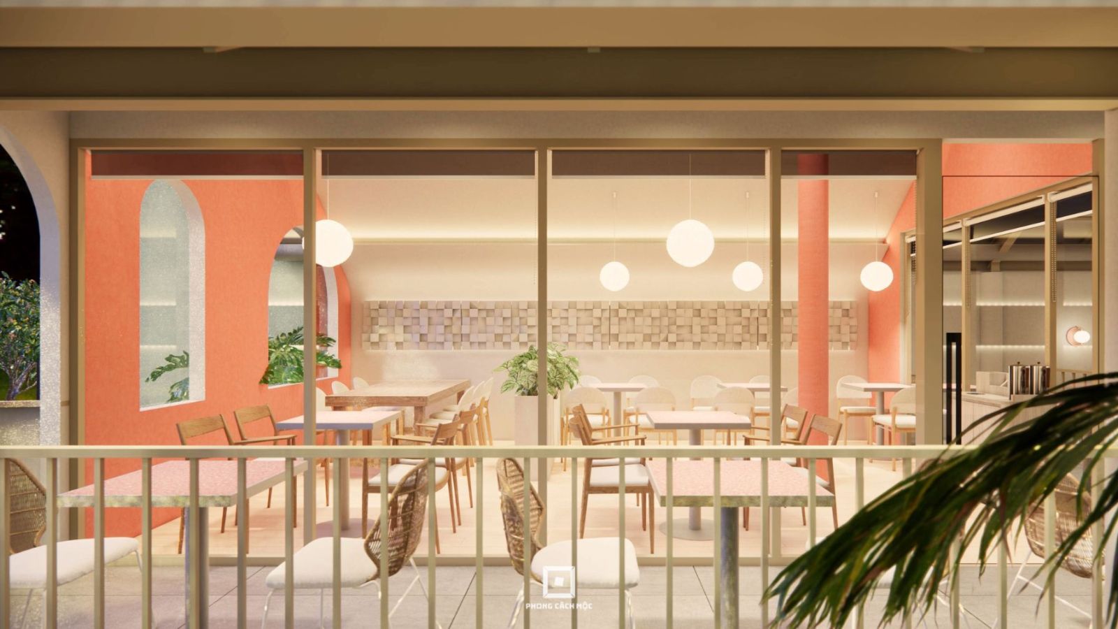 thiết kế thi công Hola Coffee & Cakes