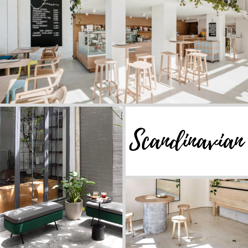 phong cách thiết kế quán cafe scandinavian