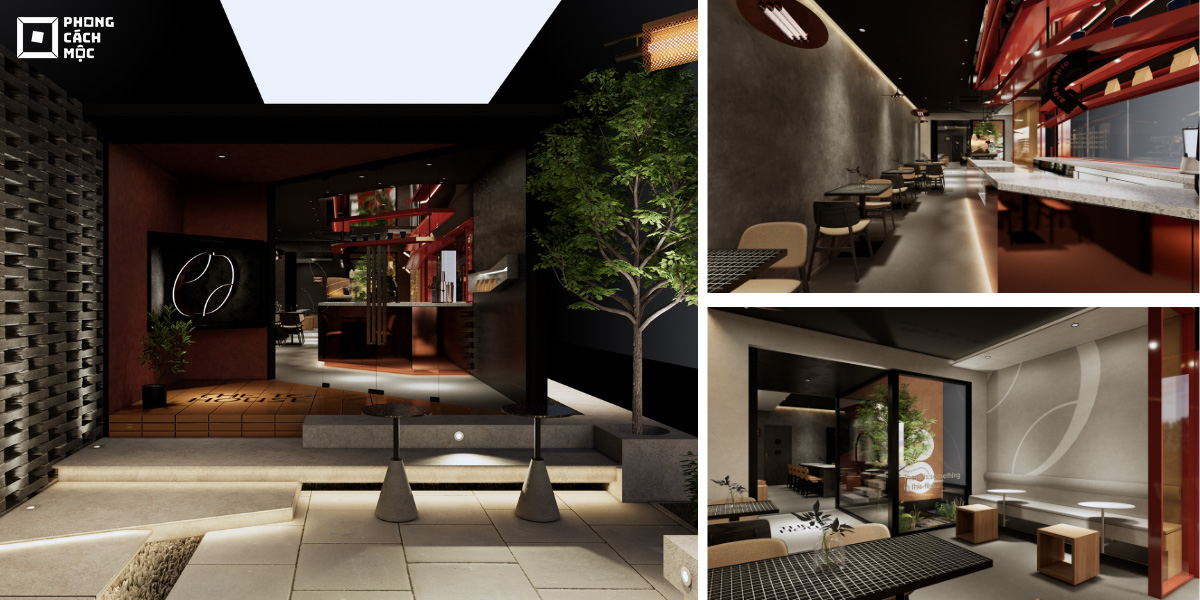xu hướng thiết kế nhà hàng, quán cafe 2023
