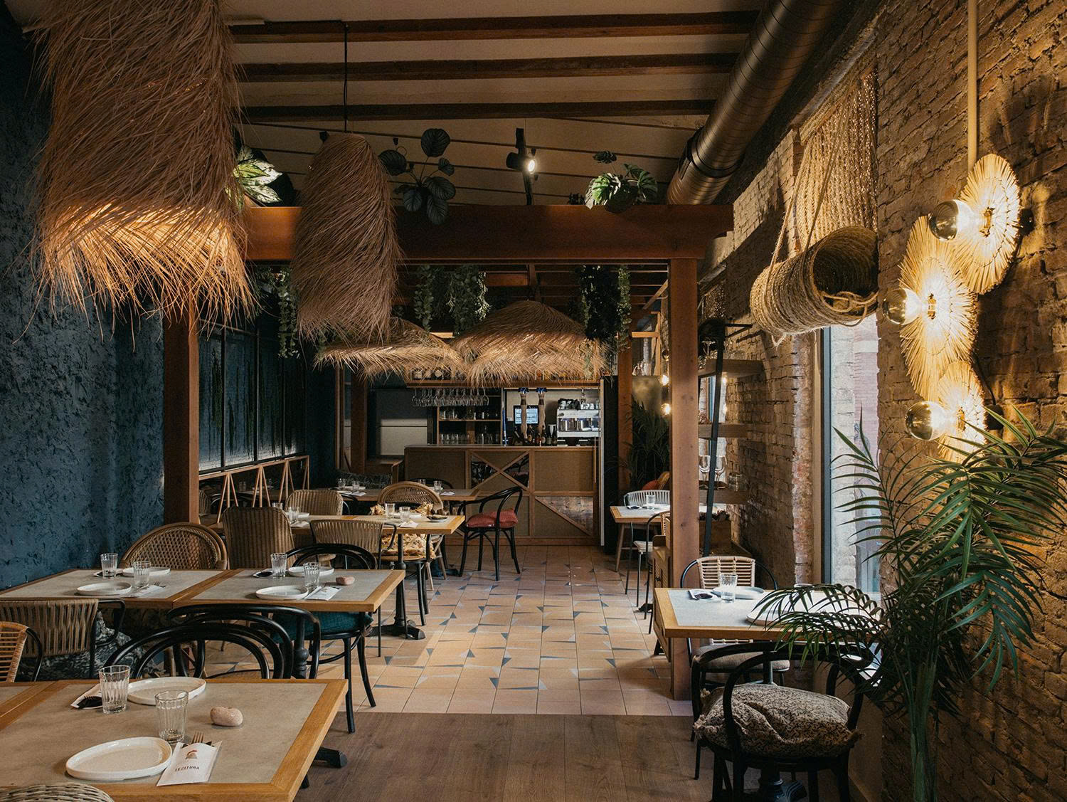 quán cà phê mộc mạc